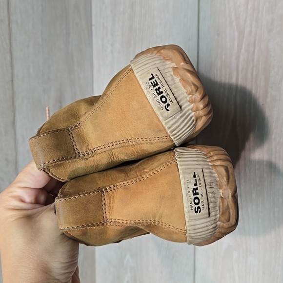 Sorel Women Out N About Ankle Leather Waterproof Boots shoes sz 7 - Picture 6 of 10